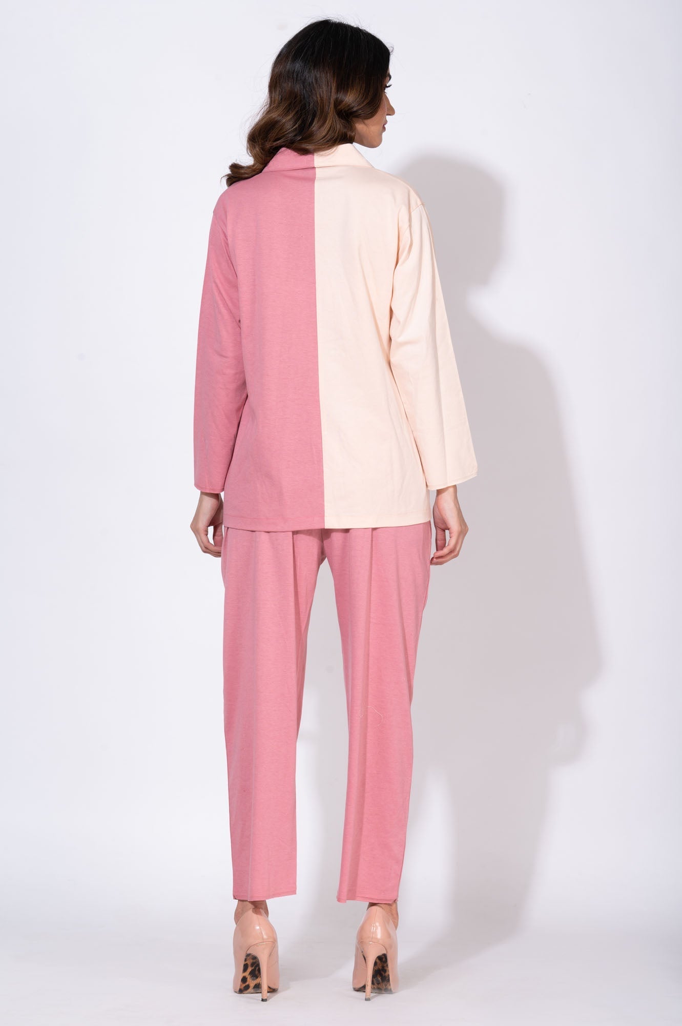 Two tone blush pink set - Pants